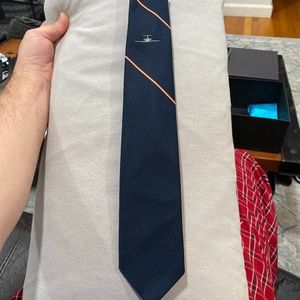Vintage navy airline tie